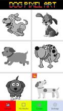 Dog Pixel Art Coloring By number截图1