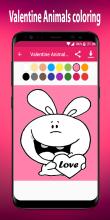 Valentine Animals coloring截图2