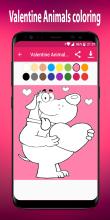 Valentine Animals coloring截图3