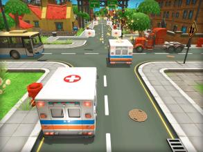 911 Emergency Ambulance Hospital Rescue Mission 3D截图2