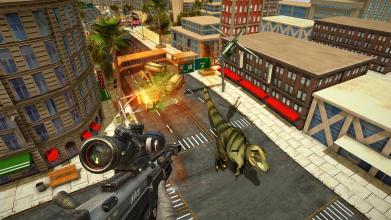 Dinosaurs Hunter City Sniper Shoot 3d截图3