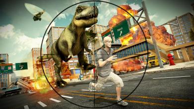 Dinosaurs Hunter City Sniper Shoot 3d截图2