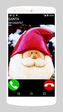 fake call Christmas game截图1