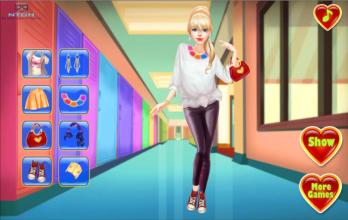 Anne College Crush - Dress up games for girls截图2