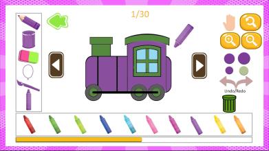 Train Coloring Book截图5