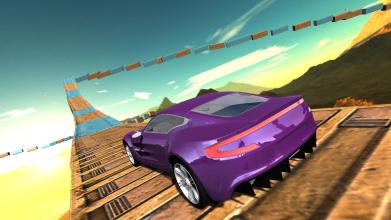 Real Tracks: Impossible Future Car Stunt Simulator截图2