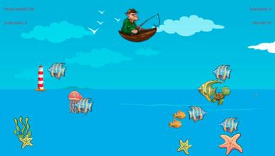 Sea Fish Fishing Game截图1