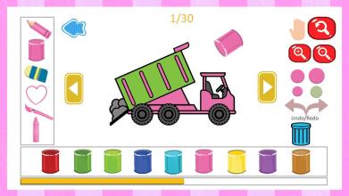 Truck Coloring Book截图1