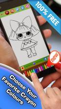 Lol Doll Coloring With Crayon截图4