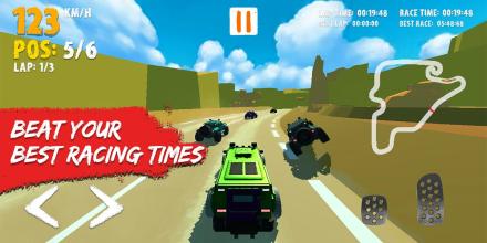 Desert Racing  3D Car Extreme Race截图3