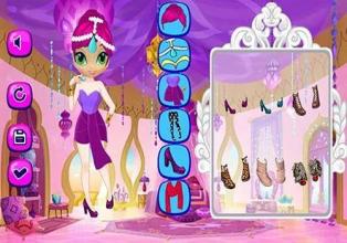 Dress Up Shimmer Princess Shine Game截图2