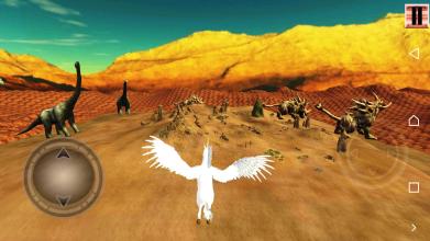 Unicorn Simulator-Flying Horse:Wonder Islands 3D截图1