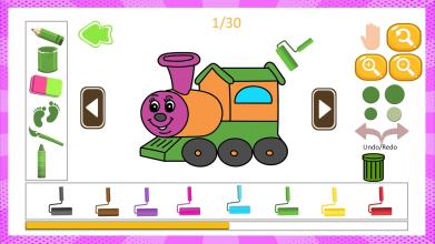 Train Coloring Book截图2