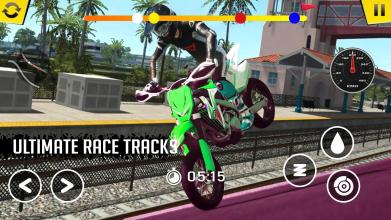 Bike Rider 3D  Subway Train Rush Game 2019截图2