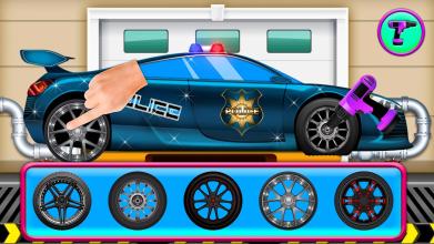 Police Car Wash Cleanup Repair & Design Vehicles截图4