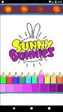 Sunny Bunnies Coloring Book  Kids Game截图2