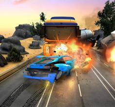 Highway Police Car Racing: Death Race shooting 19截图1