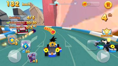 Dragon Z Rush: 3D Kart Racing截图1