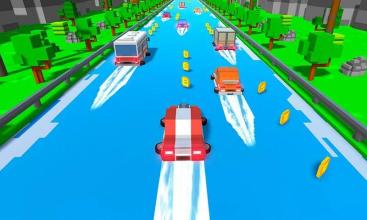 Blocky Water Surfing Highway Simulator截图3