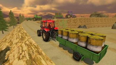 Dynamite Farming Cargo Tractor Trailer Driving截图4