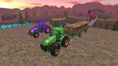 Dynamite Farming Cargo Tractor Trailer Driving截图1