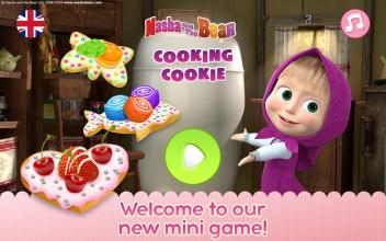 Masha and the Bear Child Games: Cooking Cookie截图5