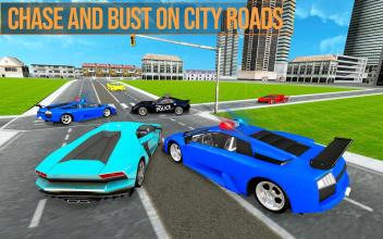 Traffic Police Car Chase Driving Simulator 3D截图4