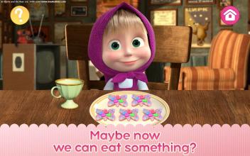 Masha and the Bear Child Games: Cooking Cookie截图1