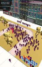 Stickman Crowd Experience in Biggest City截图2