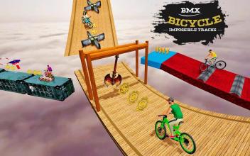 New BMX Stunts Bicycle Race Impossible Track截图3