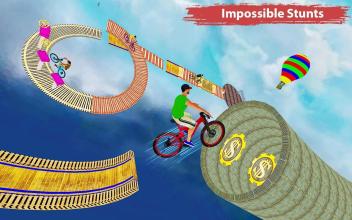 New BMX Stunts Bicycle Race Impossible Track截图4