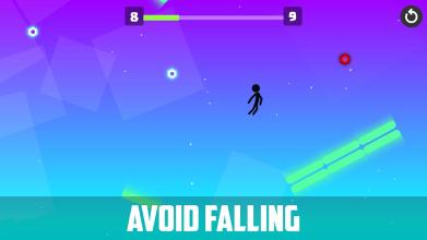 Stickman Rope Star : swinging game截图1