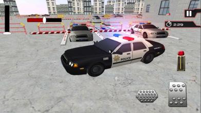 3D Highway Police Car Parking截图3