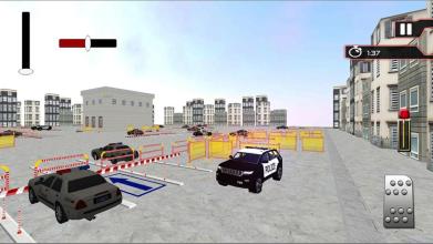 3D Highway Police Car Parking截图1