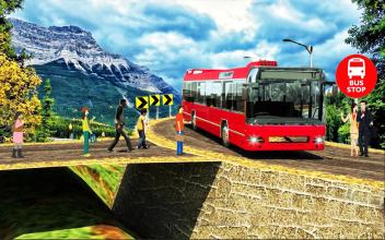 Drive Hill Coach Bus Simulator  Bus Game 2019截图2