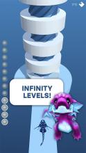 Fireball Hit Tower Stack 3D截图1