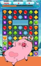 waddles candy Jewel Match 3 Puzzle截图2