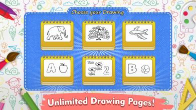 Kids Coloring Book & Drawing Game截图4