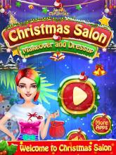 Christmas Salon Makeover & Dressup Game for Girl 1截图2