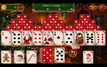 Santa's Christmas Solitaire TriPeaks截图3