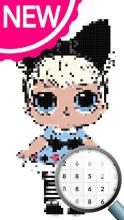 SURPRISE DOLLS COLLECTOR PIXEL ART COLORING截图1