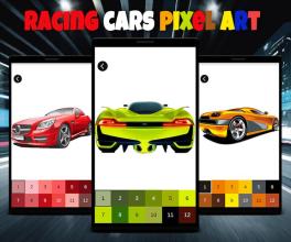 Racing Color By Number: Manga Car Pixel Art截图1