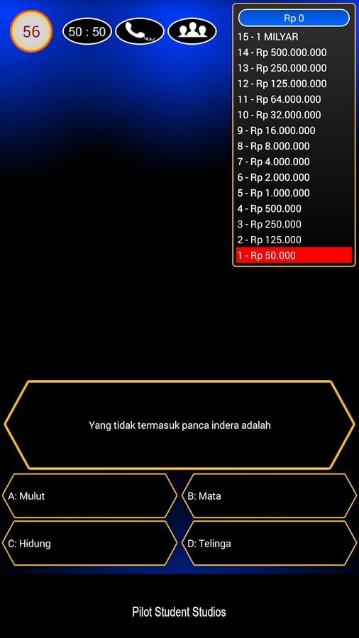 Kuis Millionaire Indonesia截图4