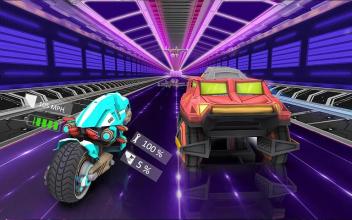 Futuristic Tron Bike Racer: 3D Extreme Ramp Stunts截图2