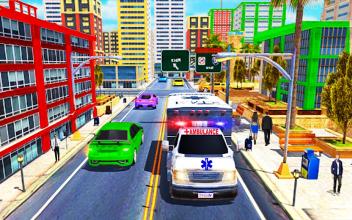 Idle Highway Ambulance Ultra Tycoon  3D Sim 2019截图2