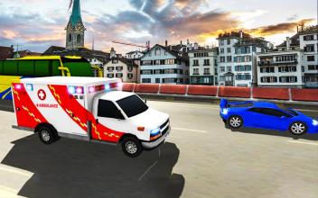 Idle Highway Ambulance Ultra Tycoon  3D Sim 2019截图1