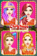 Cute Christmas Girls Hairs & Makeup Artist Salon截图1