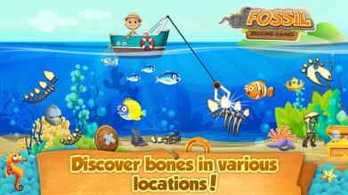 Dig up dinosaur bones Fossil digging games截图3