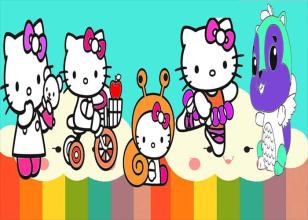 kitty queen coloring game截图3