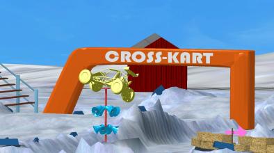 CrossKart Ice Racing VR截图1